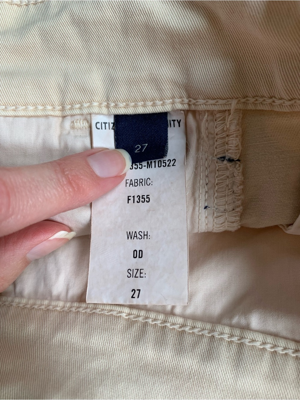 Citizens of Humanity Flight Pants Light Pink NWT Size 27 - Picture 7 of 8